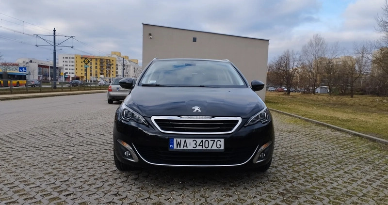 Peugeot 308 cena 46000 przebieg: 109781, rok produkcji 2016 z Warszawa małe 172